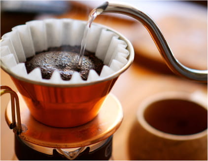 淹れたてのコーヒー