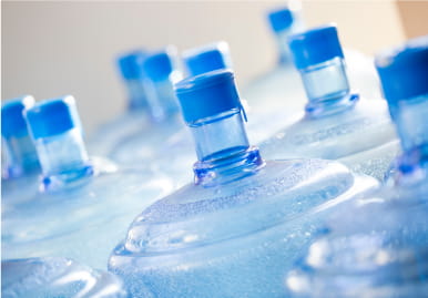 複数のウォーターボトル